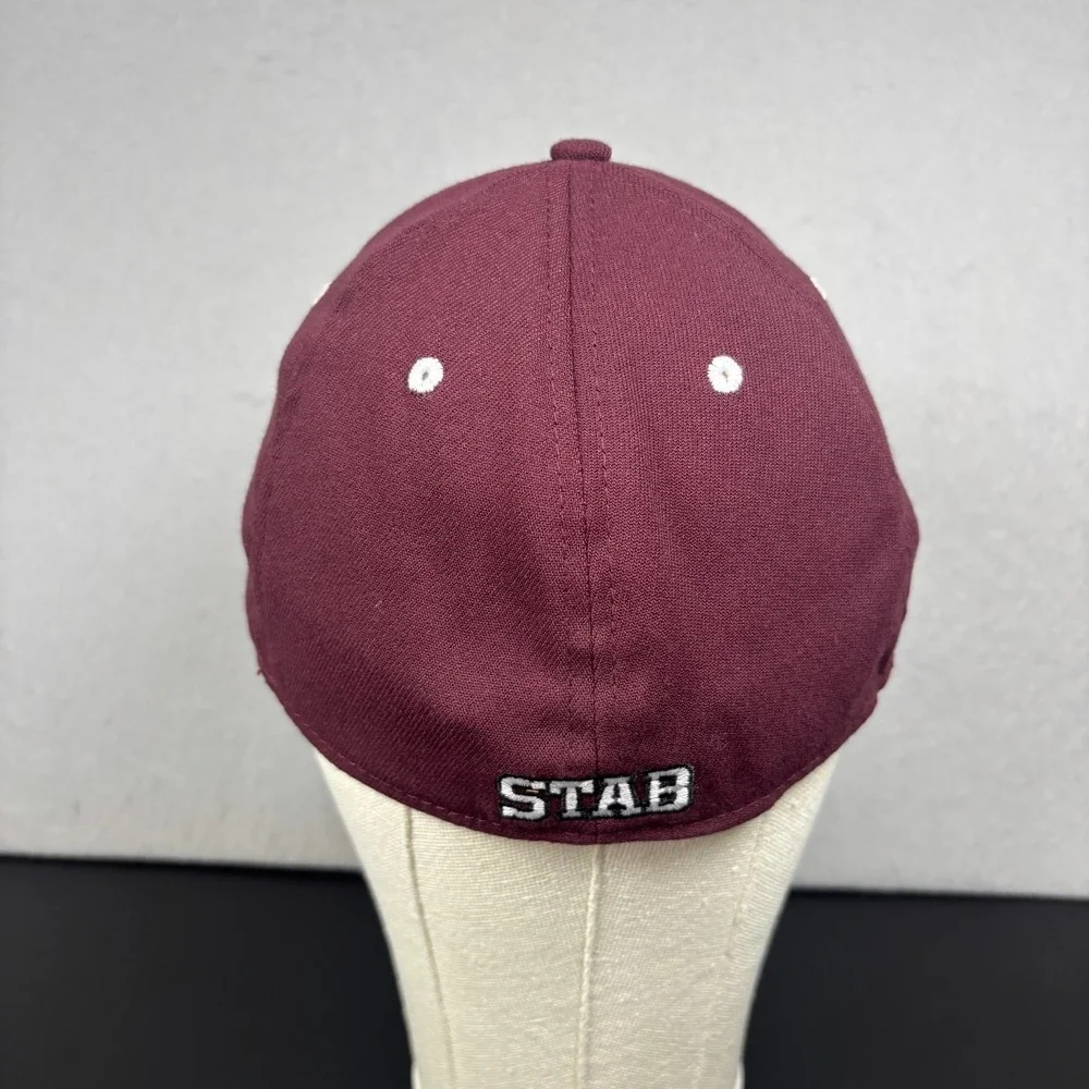 New Era St Annes Belfield School STAB Saints Fitted Hat Cap Maroon Size M/L VA